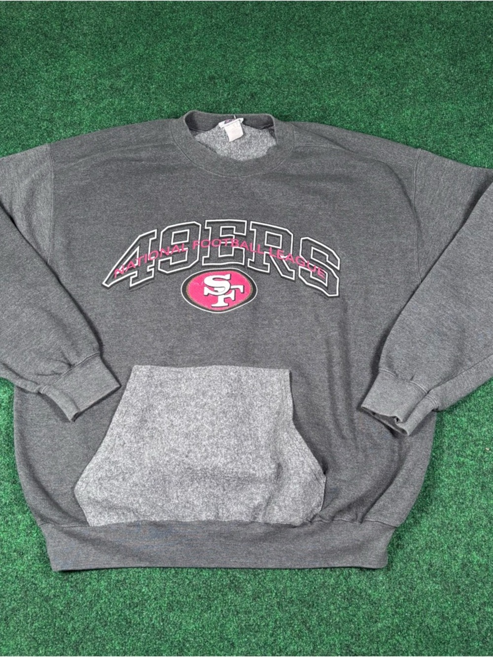 Vintage NFL San Francisco ‘49ers’ Crewneck Sweatshirt Print Logo Size Large